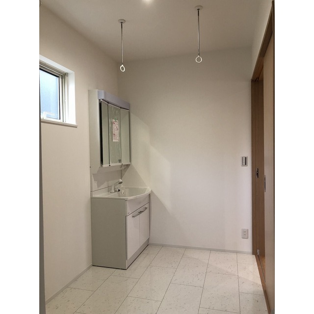 室内物干し付き