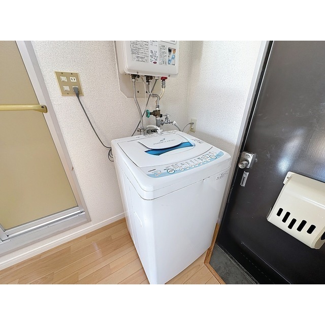 洗濯機付き