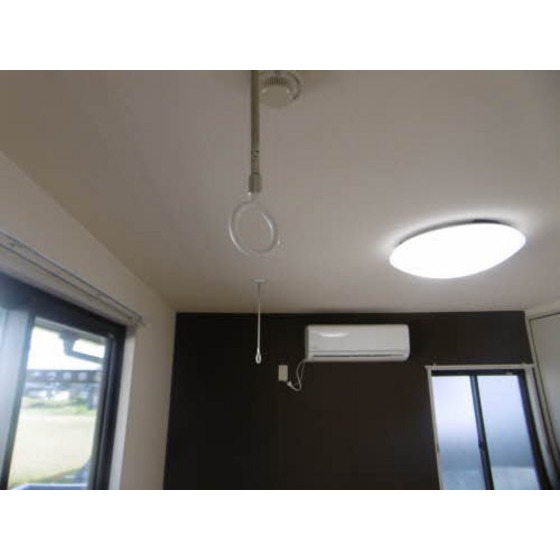 室内物干し付き