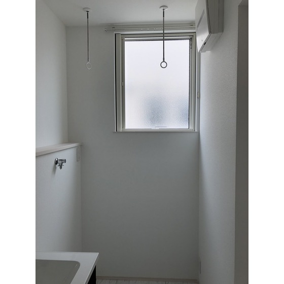 室内物干しあり。