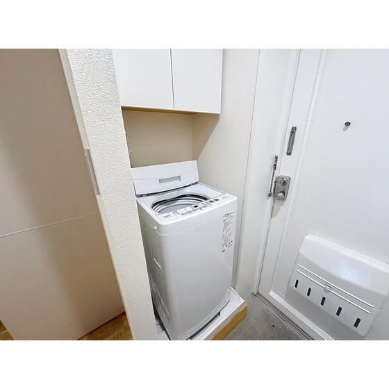 洗濯機つき