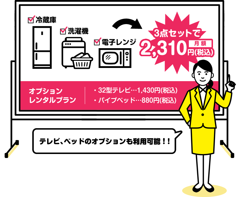 家電レンタル カリ得 | 光陽興産 不動産サイト
